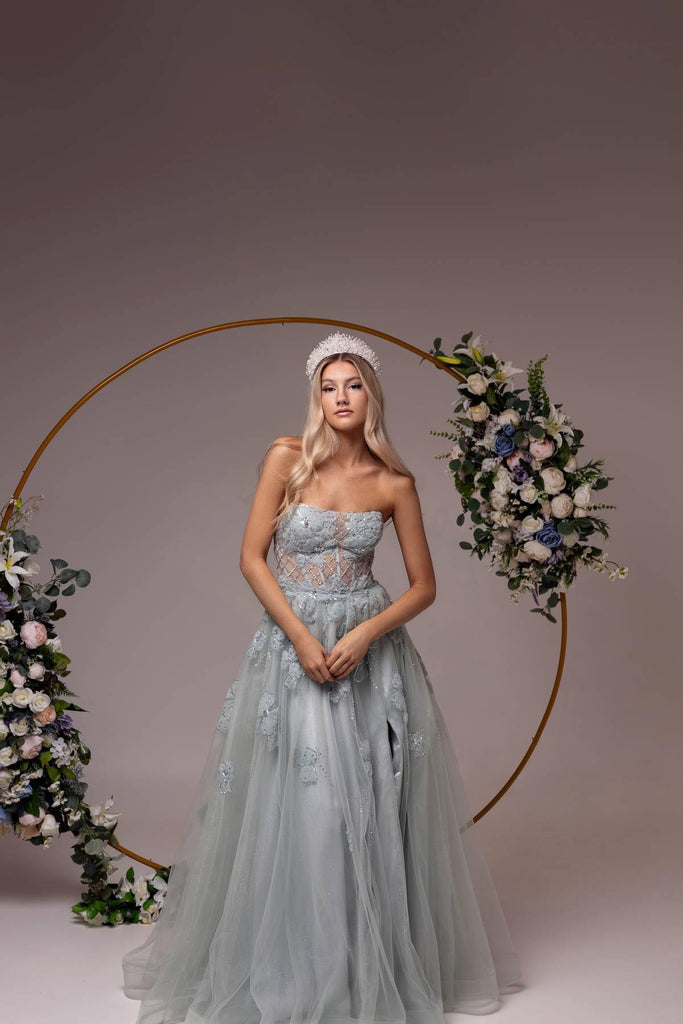 Abbey Sage Gown - Belle Le Chic