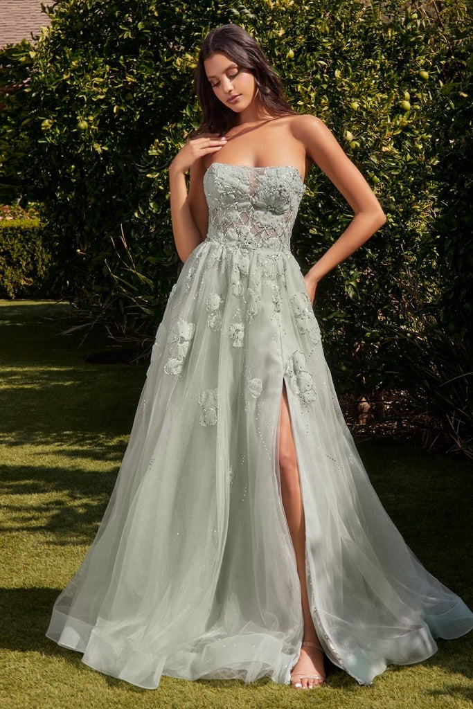 Abbey Sage Gown - Belle Le Chic